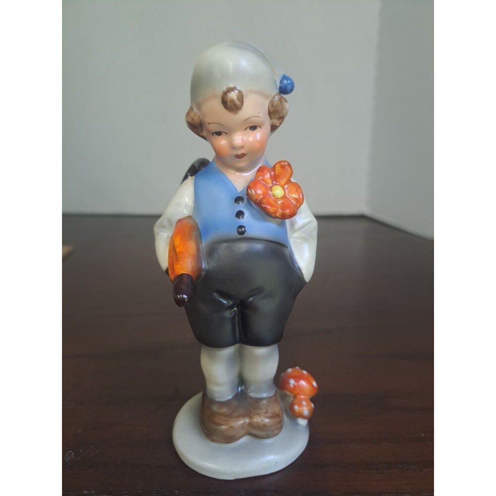 1950s Cortendorf Alpine Boy Figurine Made In Germany